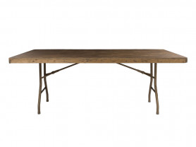 Mesa madera castaño