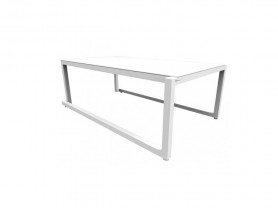 White Sisley chillout table