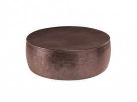 Round bronze chillout table