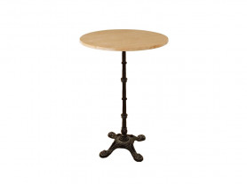 Paris wooden cocktail table 70 cm ø