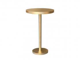 Mesa coctel Sisley dorada 60 cm 110alt