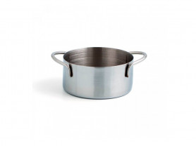 Mini cacerola inox 2 asas 8 cm 4h