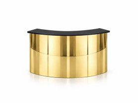 Módulo central Round dorado