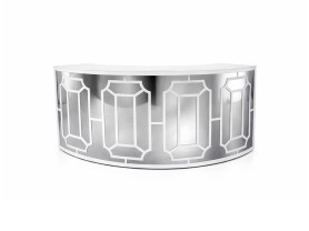 Mirrored white bar Orangerie