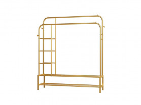 Golden coat rack 125x164 cm