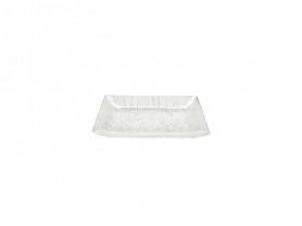 Square glass plate 18x18 cm