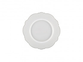 Ginvra platinum dessert plate 22 cm