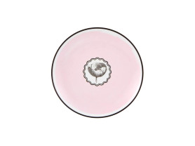 Plato Herbariae postre rosa 23 cm