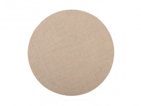 Natural linen presentation plate