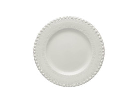 White fantasy dinner plate