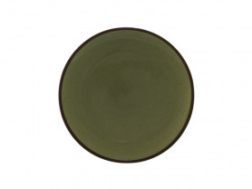 Dark green crockery dish