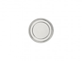 Plato de pan efecto plata 14 cm