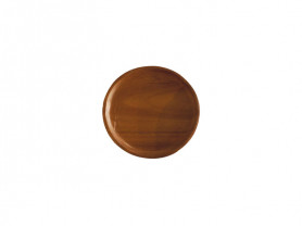 Acacia wood bread plate