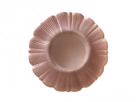 Bella pink presentation plate 33 cm