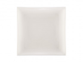 Square thick porcelain presentation plate