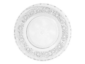 Plato de cristal Du Monde 33 cm