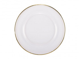 Gold filo presentation plate