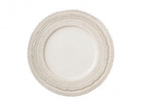 Henriette cream presentation plate 33 cm