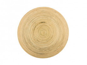 Wood presentation plate