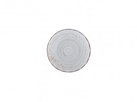 Rustic white plate 20 cm