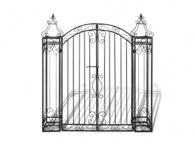 Wrought iron door