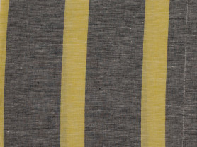 Servilleta raya ancha amarillo y gris