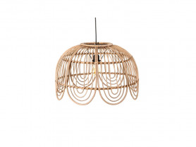 Rattan flower ceiling lamp, 49 cm