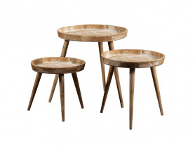 Set 3 tripod tables