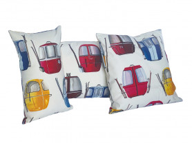 Set of 3 Telecabina cushions