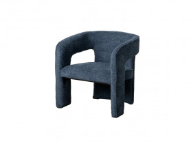 Blue fabric chair