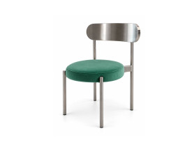 Silla Bellini verde musgo