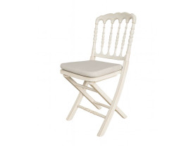 Silla Napoleón blanca