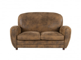 Canada sofa leather effect