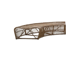 Banco Carving cuarto rattan