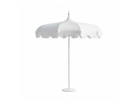 Pagoda white parasol