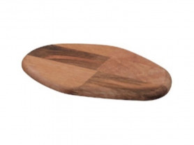 Tabla de madera ovalada 28 cm