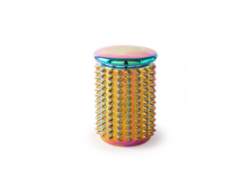 Iridescent spiked stool