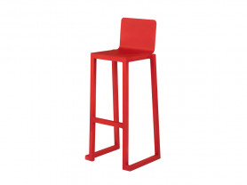 Taburete Sisley rojo