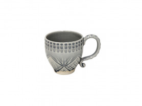 Gray crackle mug 29 cl