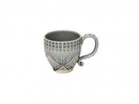 Taza craquelada gris 29 cl