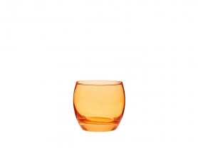 Orange ball glass