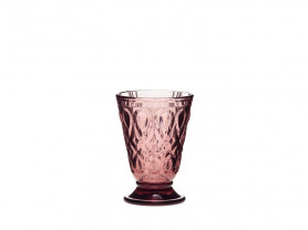 Lyonnais glass engraved burgundy
