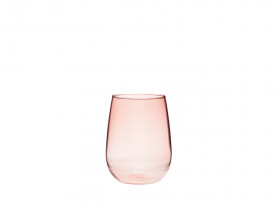 Pink glass cup 47 cl