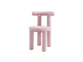 Silla nube rosa