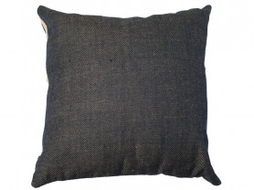 Dark blue jeans cushion