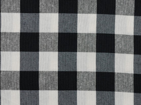 Black and white checkered napkin