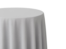 Mantel lino gris transparente