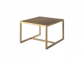 Mesa hierro dorado viejo